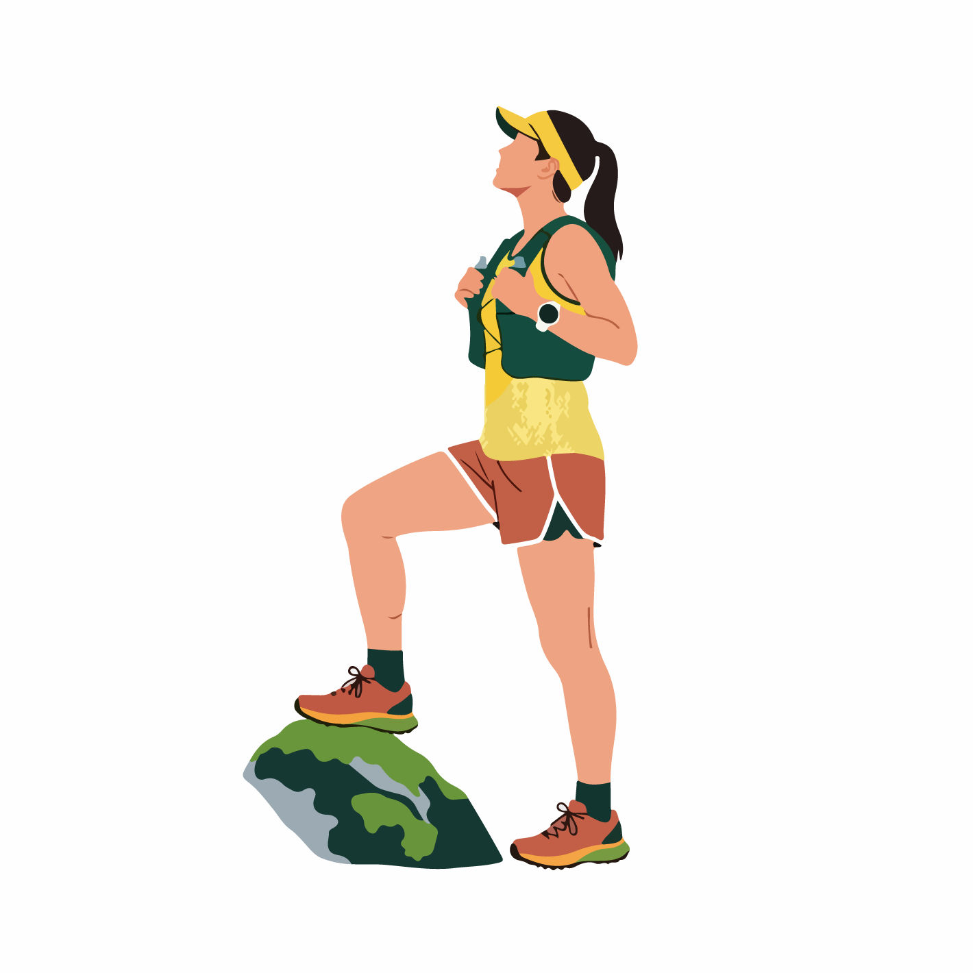 sport woman standing